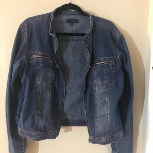 Jean Jacket (with red threading details)